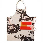Image of apron in rose charcoal