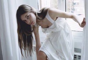 Image of WHITE BOW DRESS