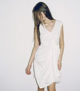 Image of WHITE T-SHIRT DRESS