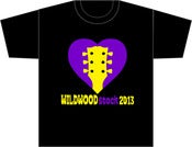 Image of WILDWOODstock 2013 Unisex BLACK T-shirt