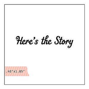 Image of here's the story