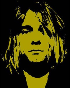 Image of kurt cobain painting