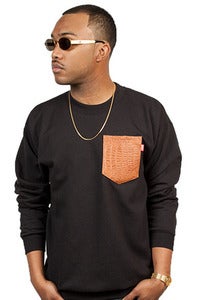 Image of Croc Pocket Crew Brown