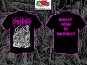 Image of Despondency - HIGHEST FORM OF BRUTALITY T-SHIRT PURPLE/YELLOW 