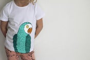 Image of T'shirt grande perruche Mini rodini ♥
