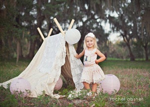 Image of Girls Vintage Can Can Pocket Skirt in Pink