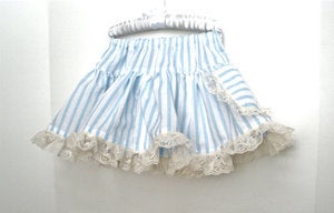 Image of Vintage Can Can Pocket Skirt in Blue