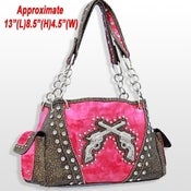 Image of WESTERN DOUBLE PISTOL RHINESTONE PURSE