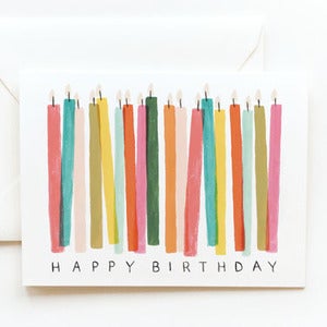 Image of Felicitación Happy Birthday Velas