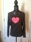 Image of Pinky Promise Wide Neckline Long Sleeved Top