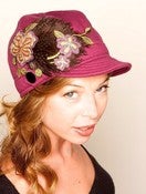Image of "Angevin" Cotton Newsboy Cap