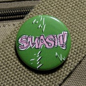 Image of Smash button mean and green