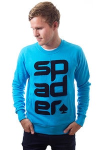 Image of Men's Turquoise Larger Than Life Crew