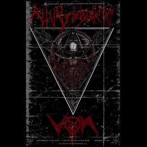 Image of VON-Ritual of The Black Mass NY "BLOOD MASS" 11x17 Poster (VENIEN!!! Ltd Ed 50)