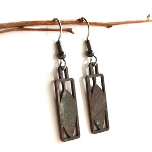 Image of Leaf Earrings - open design