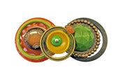 Image of Wooden Hoop Brooch by Joli Jewelry