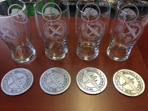 Image of Collectors Glass and Coaster Set