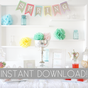 Image of Easter Party Printables