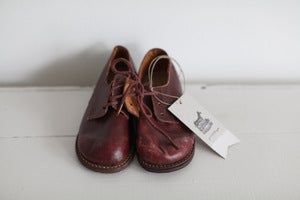 Image of 1930s child's leather shoes