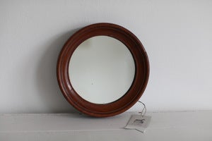 Image of 1850s small round mirror