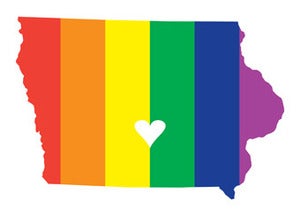 Image of Iowa Pride Postcard/Print by Joseph Hughes