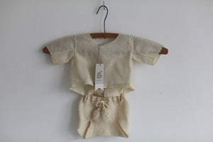 Image of 1930s woollen baby outfit