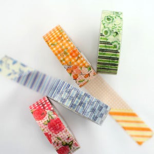 Image of Country Flower Garden Washi Tape