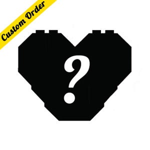 Image of ♥ Custom Color Heart (Down Payment)