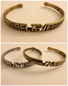 Image of Believe/Love Bracelet