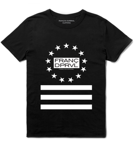Image of STARS & STRIPES BLACK TEE