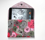 Image of Pink poppies Lolie - Luxurious iPad Mini case - Only one