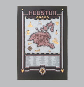 Image of houston map - bk
