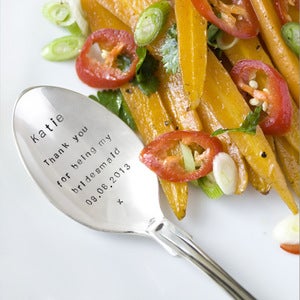 Image of Personalised Serving Spoon (up to 15 words)
