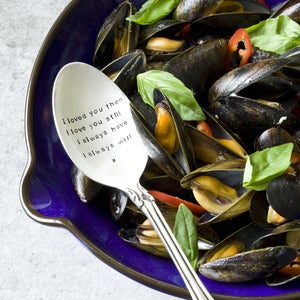 Image of "Loved you then...always Will" Serving Spoon