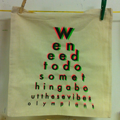 Image of WE NEED TO DO SOMETHING ABOUT THESE VIBES tote bag