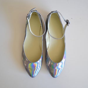 Image of Mia ankle strap pointed flats