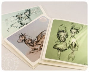 Image of 3 Art Cards by the Filigree