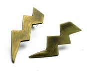 Image of ASYMMETRIC ELECTRIC STUD EARRINGS