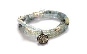 Image of Pave Diamond discs bracelet by Vivien Frank