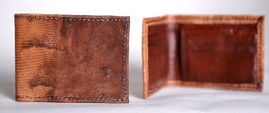 Image of Iguana Skin Bi-fold Wallet