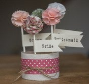 Image of Fabric table favours