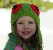 Image of Red Eyed Tree Frog Hat Crochet Pattern PDF 122
