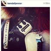Image of WITH LOGO - Céline my phone Headphone Plug - black/white