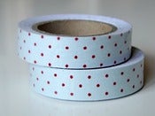 Image of Fabric Tape "Blue dots"