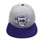 Image of SO FRESH CLOTHING "SYRUP SIPPERS" SNAP (GREY/PURP)