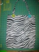Image of AMBO ZEBRA TOTE