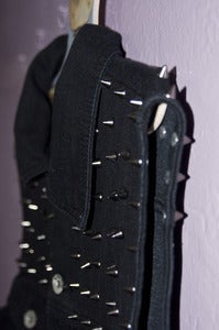 Image of Studded Denim Vest