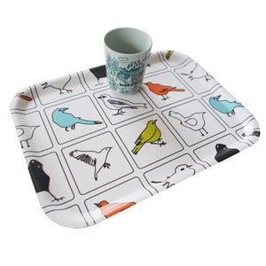 Image of Birchwood tray {The Birds}