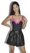 Image of Vintage Black & Pink Bodysuit