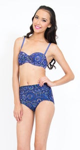 Image of The Misfits Rouched Bottoms - Penny print